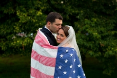 patriotic wedding photo Fourth of July