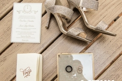 shoes and invitation
